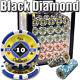 NEW 1000 Black Diamond 14 Gram Clay Poker Chips Set Acrylic Carrier Case Custom