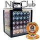 NEW 1000 Nile Club Ceramic 10 Gram Poker Chips Set Acrylic Carrier U Pick Chips