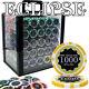 NEW 1000 PC Eclipse 14 Gram Clay Poker Chips Set Acrylic Carrier Case Pick Chips