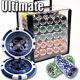 NEW 1000 PC Ultimate 14 Gram Clay Poker Chips Set Acrylic Carrier Case Custom