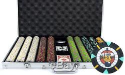 NEW 1000 Rock & Roll 13.5 Gram Clay Poker Chips Aluminum Case Set Pick Your Chip