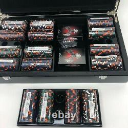 NEW 2004 Harley Davidson Set of 400 Poker Chips In Eagle Display Case SEALED