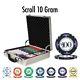 NEW 500 PC Scroll Ceramic 10 Gram Poker Chips Set Claysmith Case Pick YourChips