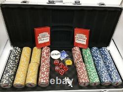 NEW Budweiser Beer Poker Set with Metal Case