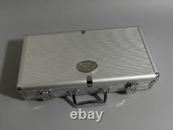 NEW Budweiser Executive Poker Set 300pc Complete Factory Sealed Cards & Keys