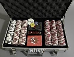 NEW Budweiser Executive Poker Set 300pc Complete Factory Sealed Cards & Keys