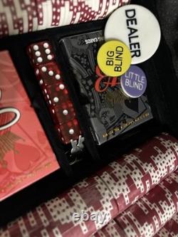 NEW Budweiser Executive Poker Set 300pc Complete Factory Sealed Cards & Keys