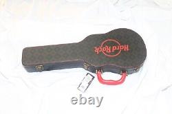 NEW Hard Rock Guitar Case Poker Set 200 Chips/2 Decks + Dice