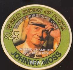 NEW IN BOX World Series of Poker 1999 Poker Chip Set Stu Ungar, Moss, Binion