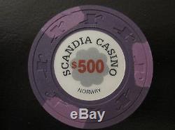 NEW Paulson Casino Quality Scandia Casino Poker Chips Set THC Qty500