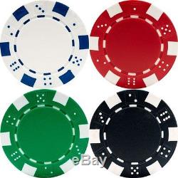 NEW Trademark Poker 500 Dice Style 11.5 Gram Poker Chip Set FREE SHIPPING