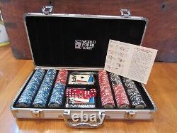 NEW UNUSED WPT World Poker Tour Tournament Set 300 Official Chips SEALED READ