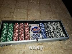 NEW YORK METS MLB Baseball Upper Deck Poker Chip Set CHRISTMAS GIFT MR SGA LADY