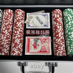 NIB San Diego Padres Upper Deck Poker Chip Set 500 Chips MLB Locking Case Gift
