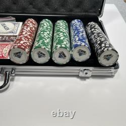 NIB San Diego Padres Upper Deck Poker Chip Set 500 Chips MLB Locking Case Gift