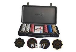 Nash 14 Gram Clay Poker Chips Set for Texas Hold'em, 300 300 Blank Chips