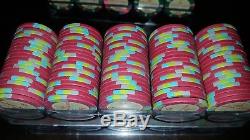 Native Lights Casino Chip Set Paulson $1, $5, $25, $100 600 Count