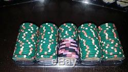 Native Lights Casino Chip Set Paulson $1, $5, $25, $100 600 Count