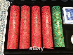 Nevada Jack Skulls Ceramic Poker Chip Set, 500 Ct, Aluminum Case, Texas Hold Em