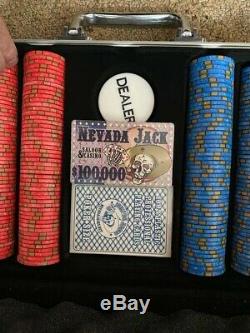 Nevada Jacks Poker Set In Case