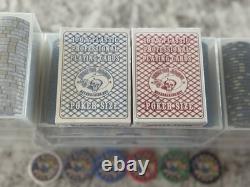 Nevada Jacks Skulls Ceramic Poker Chip Set, 1000 Chips, Cash Game Denominations