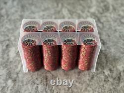 Nevada Jacks Skulls Ceramic Poker Chip Set, 1000 Chips, Cash Game Denominations