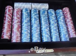 Never UsedWorld Poker Tour1000 CtCardsSet In TrayMahoganyFree Shipping