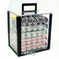New 1000 Ace Casino Poker Chips Set with Acrylic Case Pick Denominations