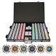 New 1000 Ct Poker Laser Clay Poker Chip Set with Aluminum Case