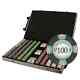 New 1000 Milano 10g Clay Poker Chips Set with Rolling Case Pick Chips