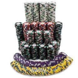 New 1000 Monaco Club Poker Chips Set with Aluminum Case Pick Denominations