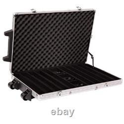 New 1000 Monaco Club Poker Chips Set with Rolling Case Pick Denominations