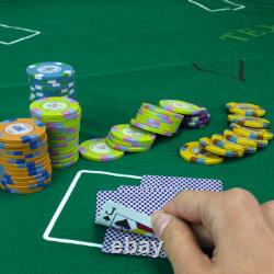 New 1000 Poker Knights Poker Chips Set with Aluminum Case- Pick Denominations