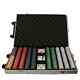 New 1000 Scroll Ceramic Poker Chips Set with Rolling Case Pick Denominations