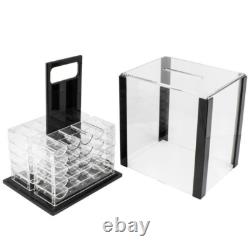 New 1000 Showdown Poker Chips Set with Acrylic Case Pick Denominations