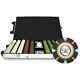 New 1000 The Mint 13.5g Clay Poker Chips Set with Rolling Case Pick Chips