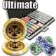 New 1000 Ultimate Poker Chips Set with Aluminum Case Pick Denominations