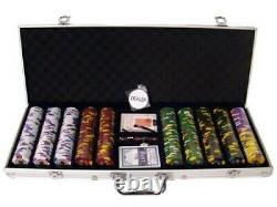 New 500 Kings Casino Poker Chips Set with Aluminum Case Pick Denominations