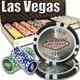 New 500 Las Vegas Poker Chips Set with Aluminum Case Pick Denominations