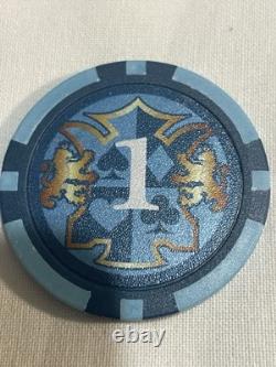 New! 500 Piece POKER CHIP SET + 6 Trays! Cash Game Poker Or Tournament! UNIQUE