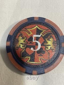 New! 500 Piece POKER CHIP SET + 6 Trays! Cash Game Poker Or Tournament! UNIQUE