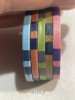 New! 500 Piece POKER CHIP SET + 6 Trays! Cash Game Poker Or Tournament! UNIQUE