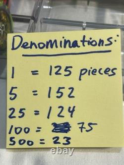 New! 500 Piece POKER CHIP SET + 6 Trays! Cash Game Poker Or Tournament! UNIQUE