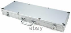 New 500 Ultimate Poker Chips Set with Aluminum Case Pick Denominations