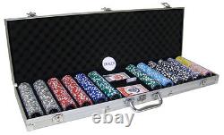 New 600 Eclipse Poker Chips Set with Aluminum Case Pick Denominations