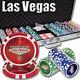 New 600 Las Vegas 14g Clay Poker Chips Set with Aluminum Case Pick Chips