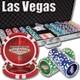 New 600 Las Vegas Poker Chips Set with Aluminum Case Pick Denominations