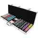 New 600 Showdown Poker Chips Set with Aluminum Case Pick Denominations