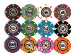 New 600 The Mint Poker Chips Set with Aluminum Case Pick Denominations