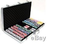 New 750 Ace Casino 14g Clay Poker Chips Set with Aluminum Case Pick Chips